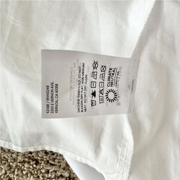 Reformation Tavi Linen Dress Short Sleeve XL NEW $248 - Picture 8 of 8